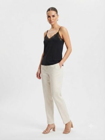 Lace V - Neck Blouse